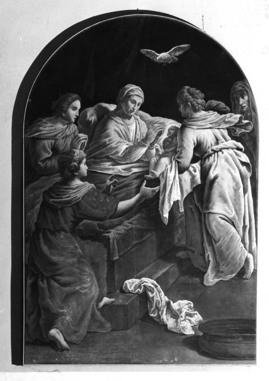 nascita di Maria Vergine (dipinto) di Bassetti Marcantonio (sec. XVII)