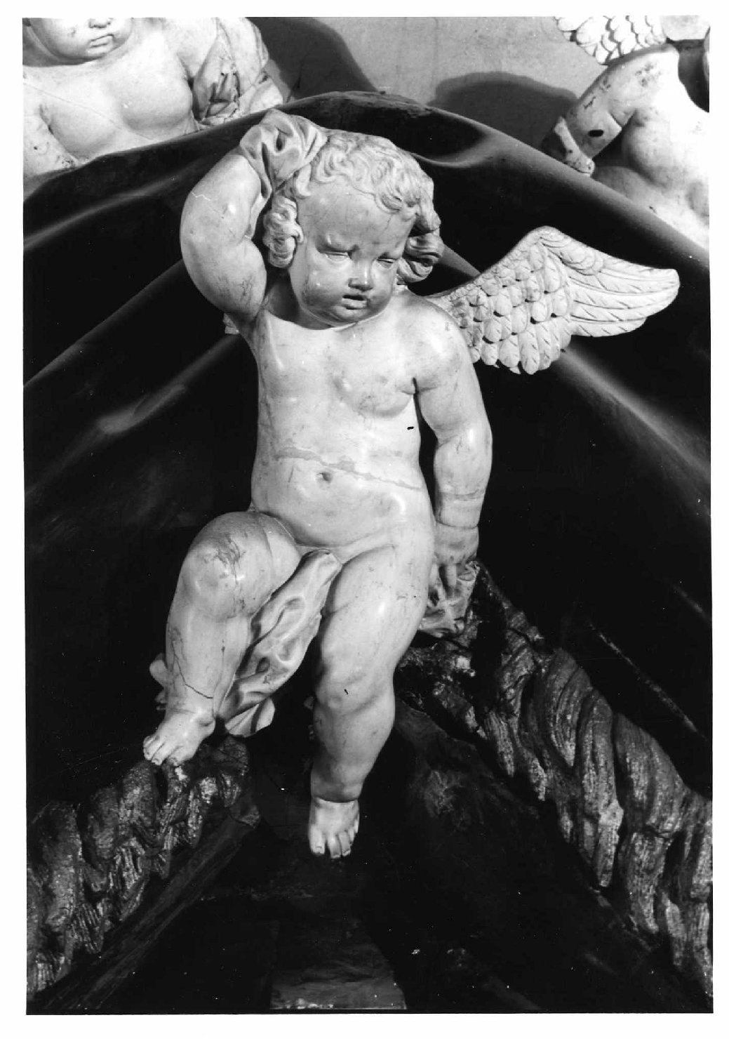 angioletto (scultura, elemento d'insieme) di Marinali Orazio (sec. XVII)