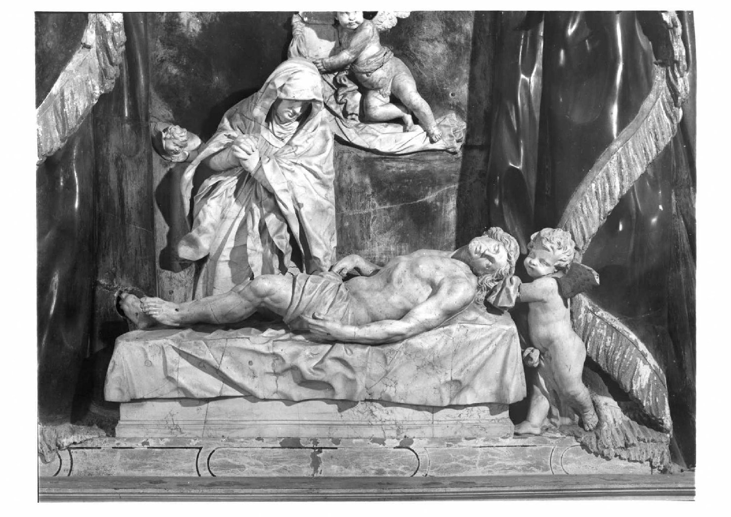 deposizione (gruppo scultoreo, elemento d'insieme) di Marinali Orazio (sec. XVII)