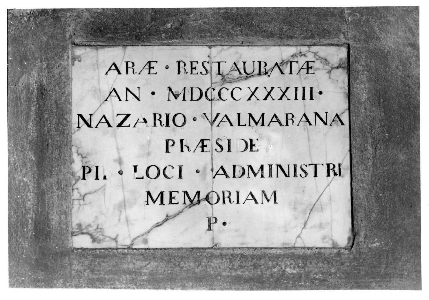 lapide - bottega veneta (sec. XIX)