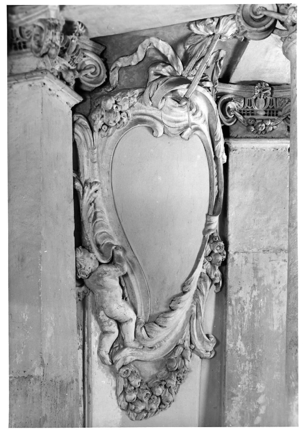 decorazione plastica, coppia di Muttoni Francesco (sec. XVIII)