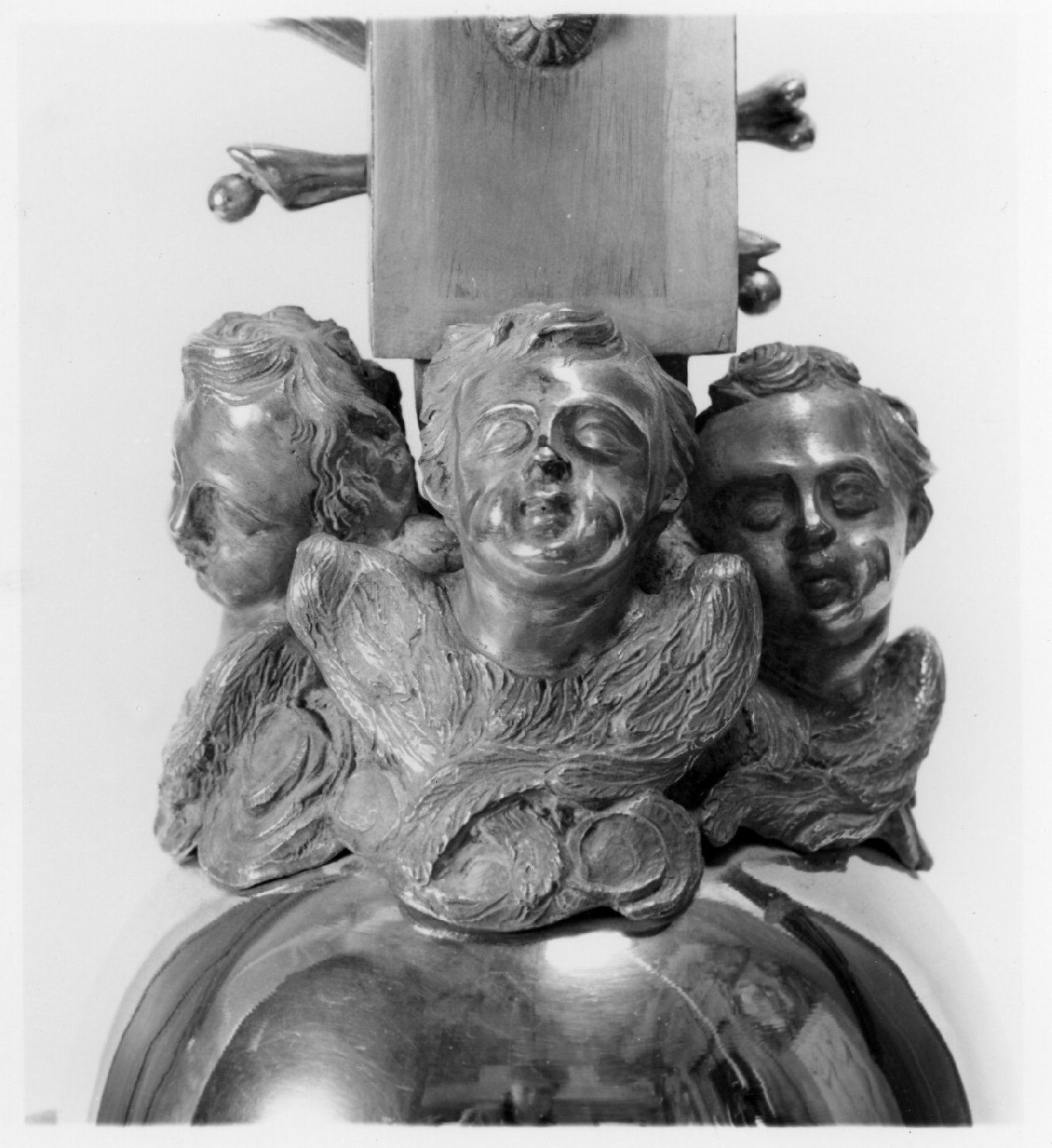 testa alata (scultura, elemento d'insieme) - ambito veneziano (inizio sec. XVIII)