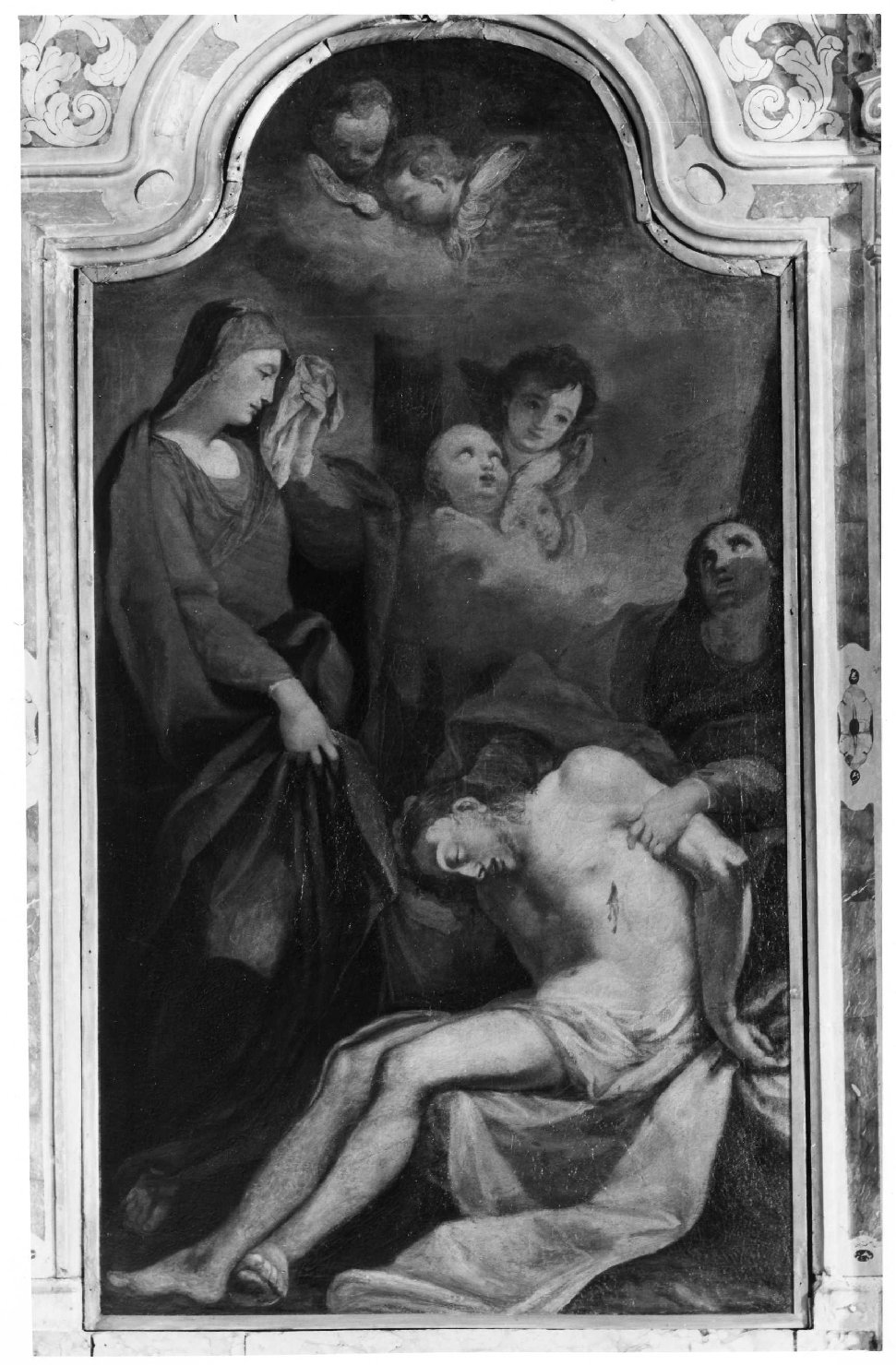 deposizione di Cristo dalla croce (dipinto, elemento d'insieme) - ambito veneto (prima metà sec. XVIII)