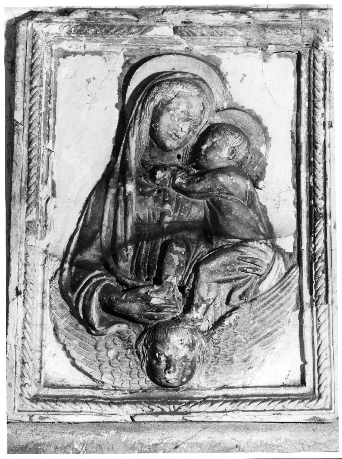 Madonna con Bambino (rilievo) - bottega veronese (seconda metà sec. XV)