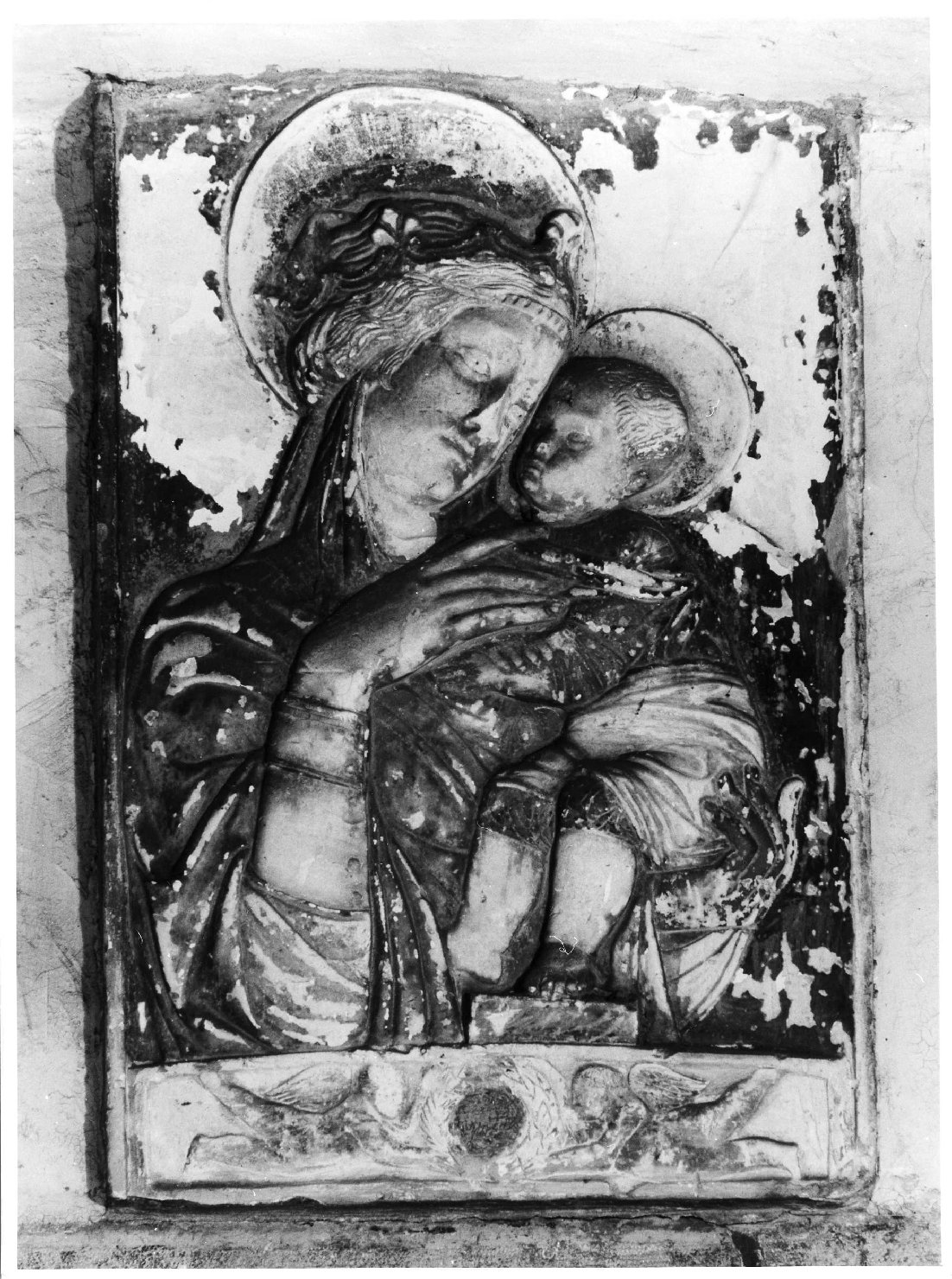 Madonna con Bambino (rilievo) - bottega veronese (seconda metà sec. XV)