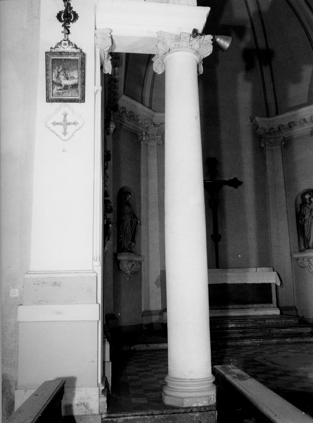 colonna, coppia - ambito veneto (sec. XVIII)