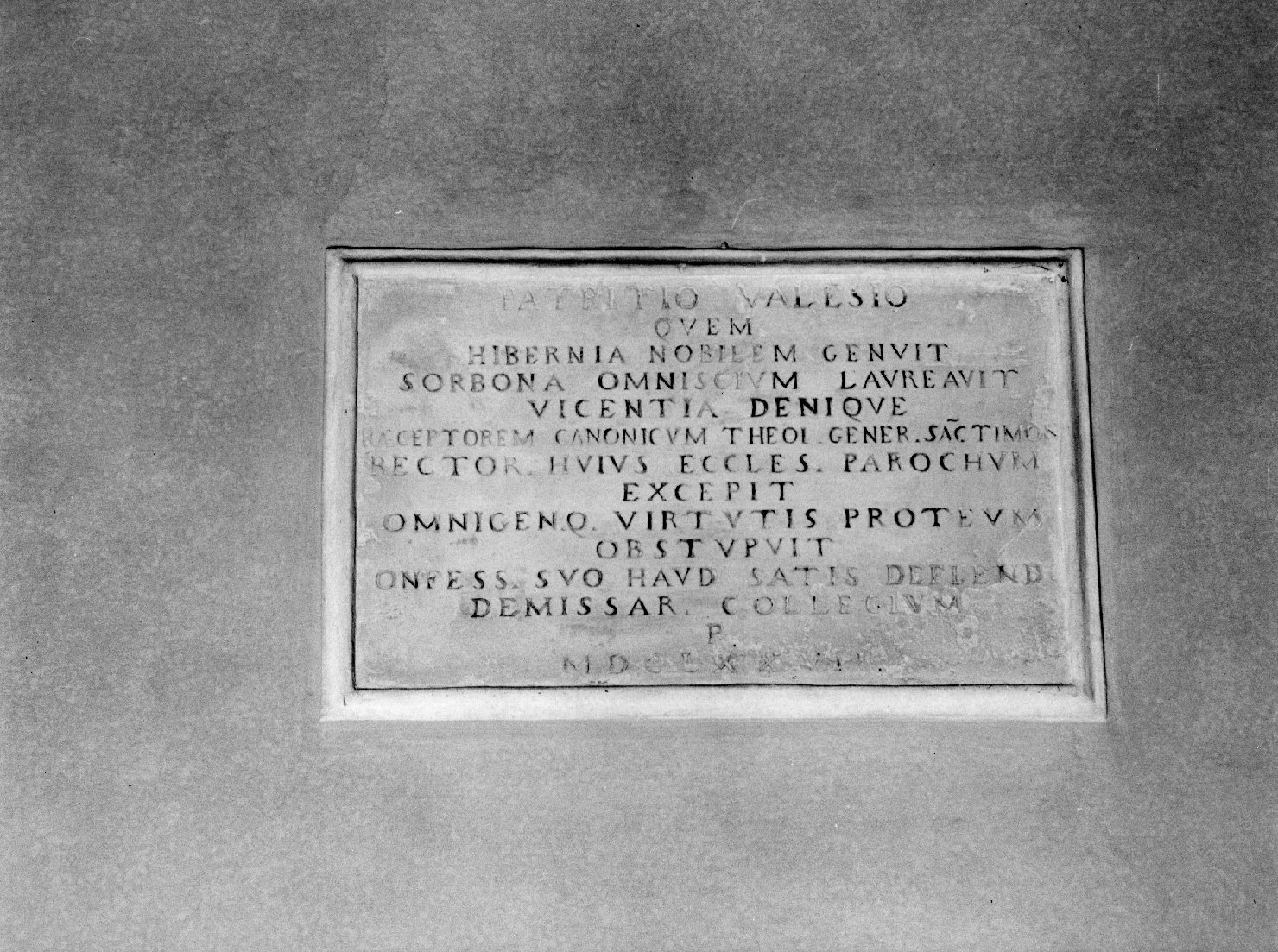 lapide commemorativa - ambito veneto (sec. XVII)