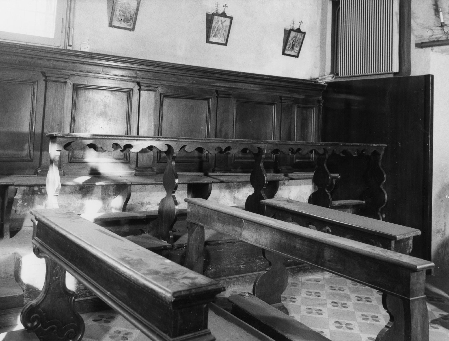 stalli del coro, serie - bottega veneta (sec. XVIII)