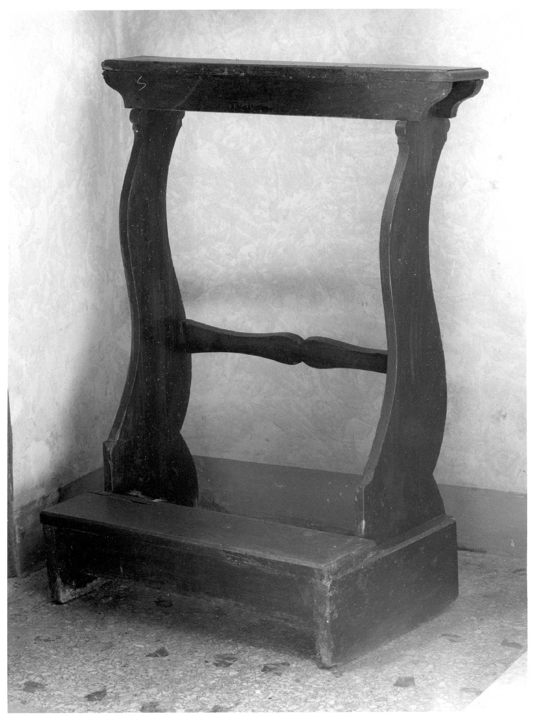 inginocchiatoio - bottega vicentina (secc. XIX/ XX)