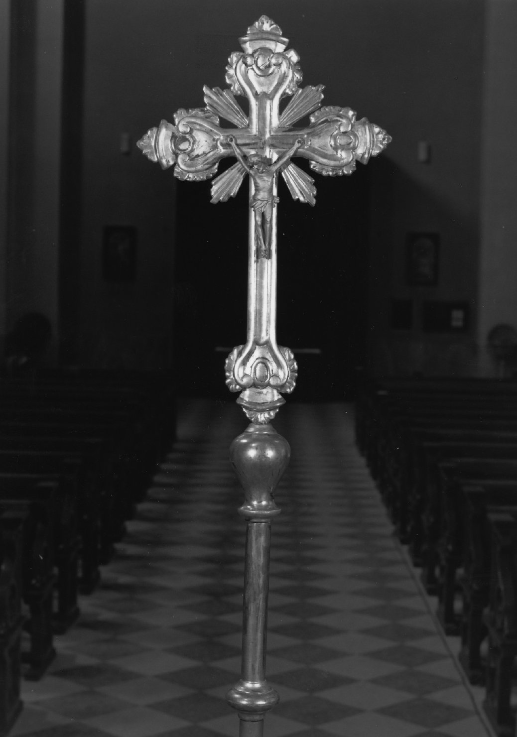 croce processionale - ambito veronese (sec. XIX)