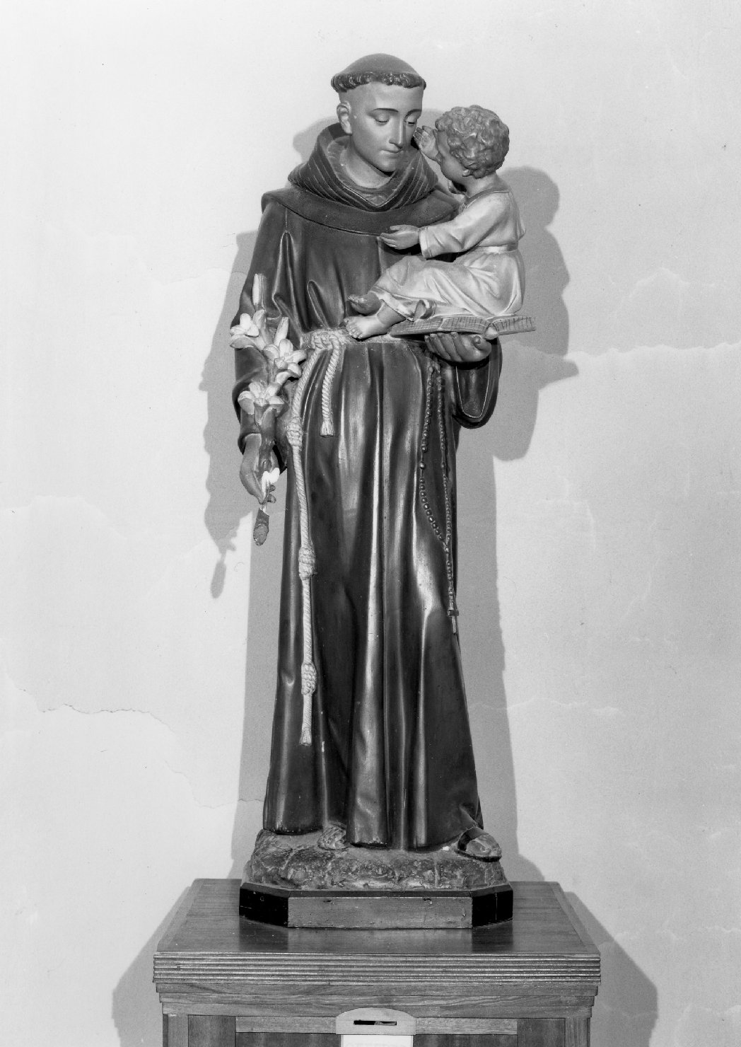 Sant'Antonio da Padova con il Bambino (scultura) - ambito veronese (sec. XX)
