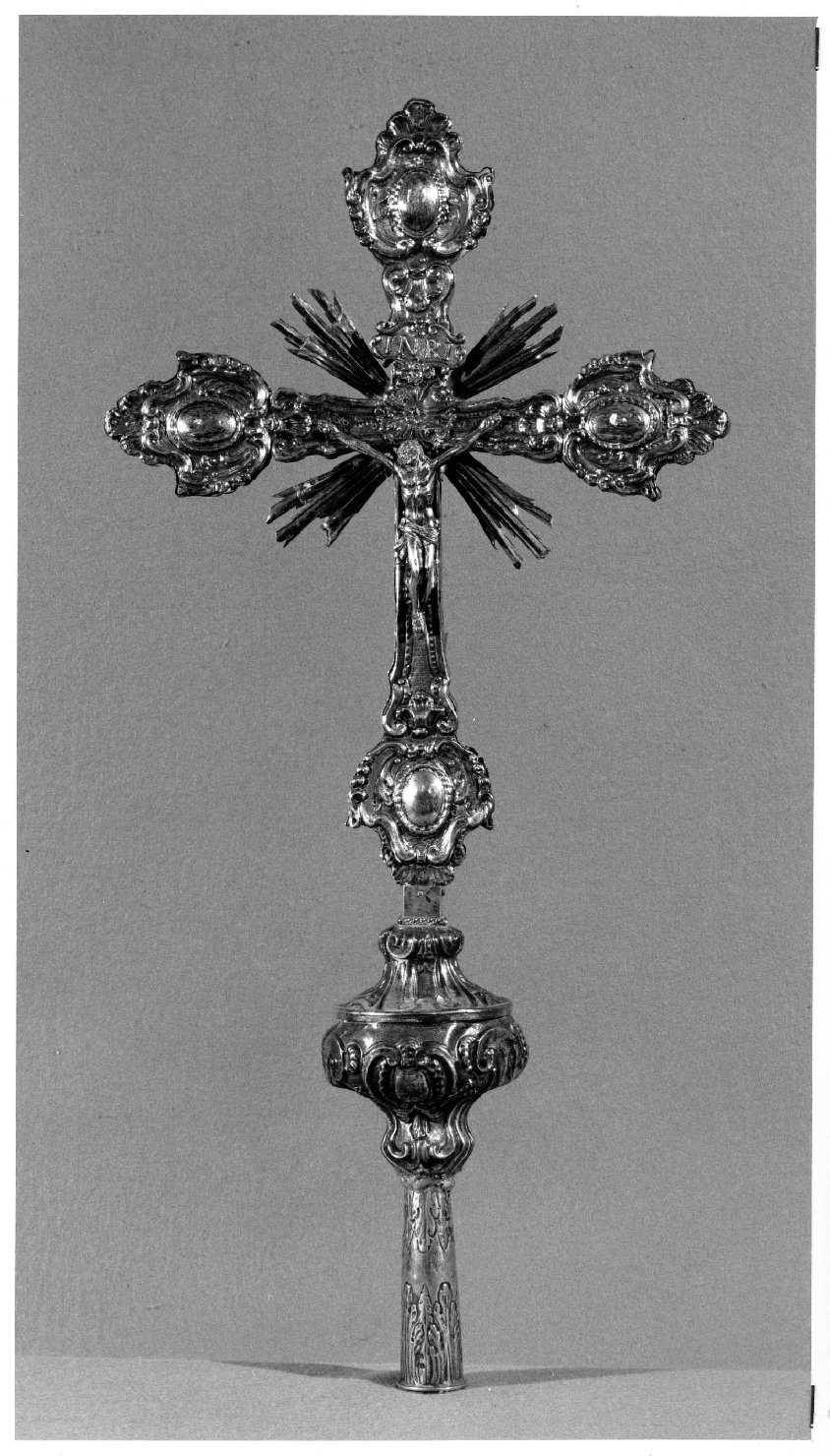 croce processionale - bottega veneta (seconda metà sec. XVIII)