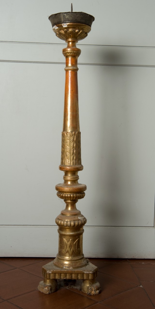 candeliere, serie - ambito piemontese (prima metà sec. XIX)
