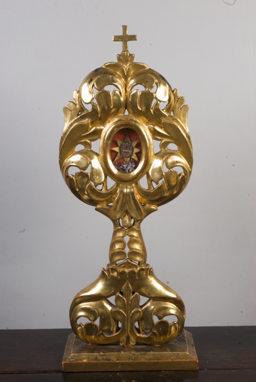 Reliquiario di Santa Teresa, Santa Teresa (reliquiario-ostensorio) - bottega piemontese (seconda metà sec. XIX)