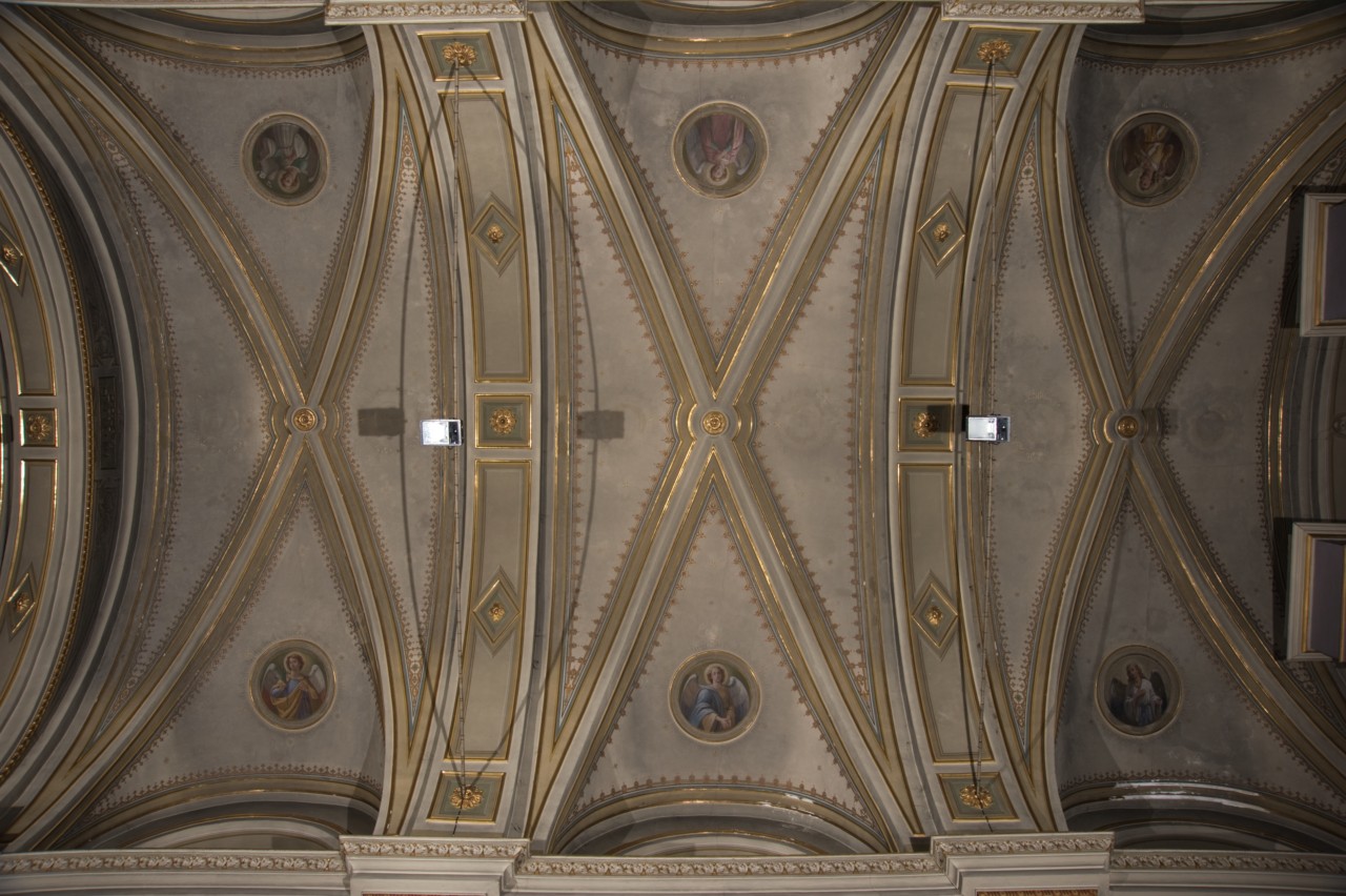 Angeli, angelo (dipinto murale) - ambito piemontese (primo quarto sec. XX)