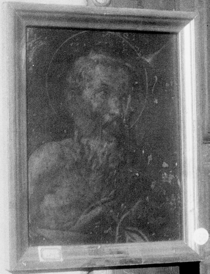 testa di santo (dipinto) - ambito lombardo (inizio sec. XVII)