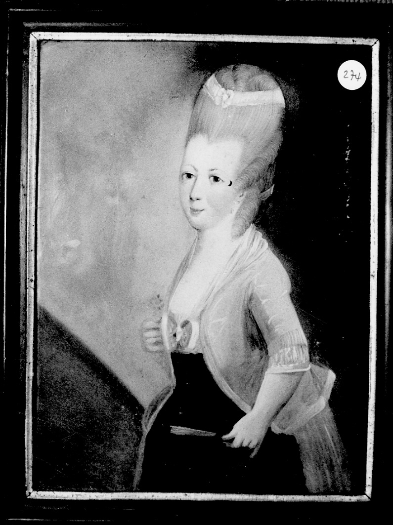 Ritratto di Maria Antonietta Regina di Francia, ritratto di donna (dipinto) - ambito piemontese (sec. XIX)