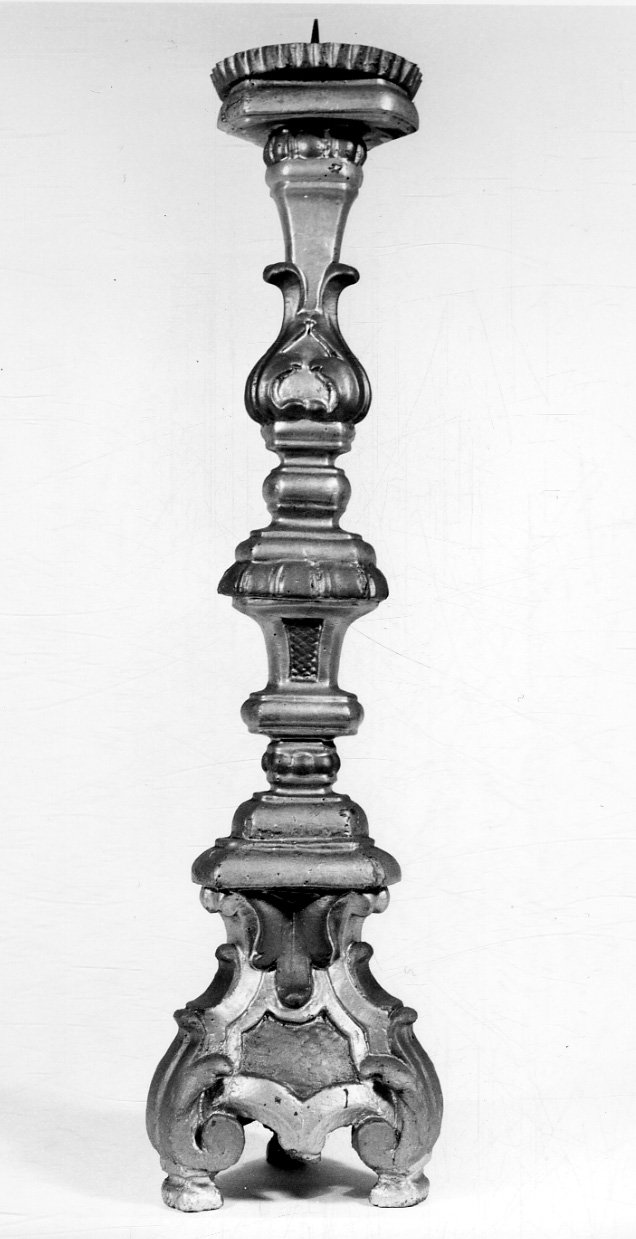 candeliere, serie - bottega lombarda (fine sec. XVIII)