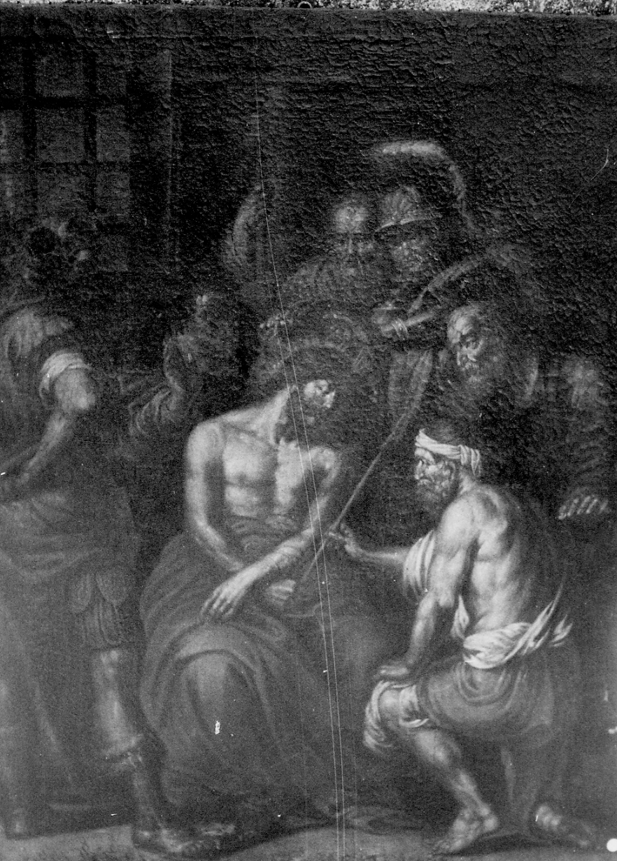flagellazione di Cristo (dipinto) - ambito lombardo (sec. XVII)