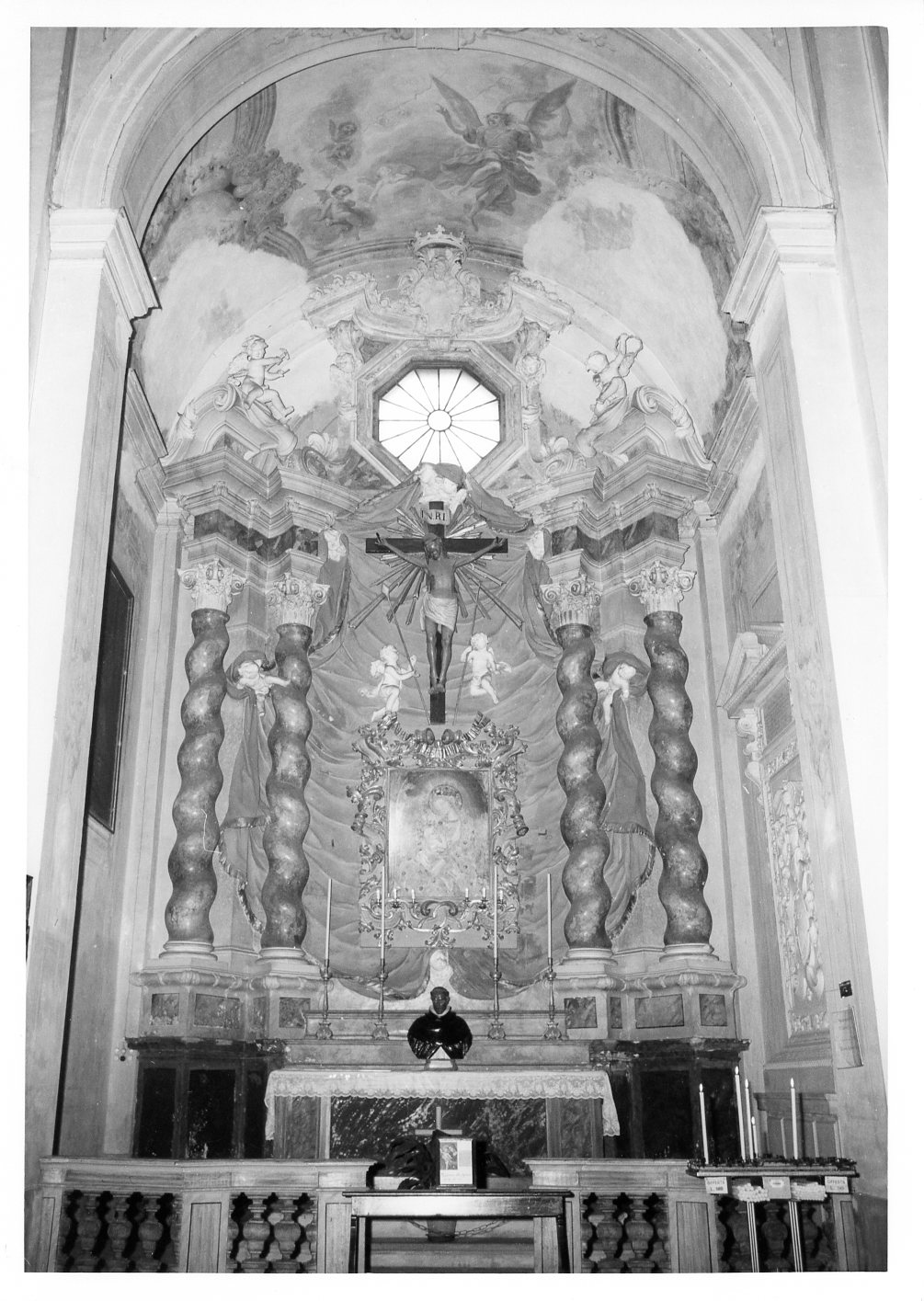 decorazione plastica - bottega ferrarese (inizio sec. XVIII)