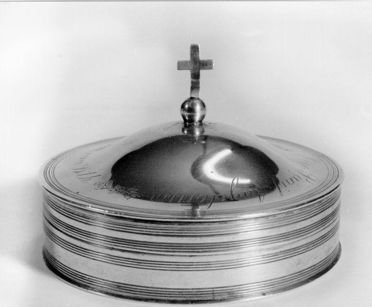 teca eucaristica - bottega italiana (sec. XIX)