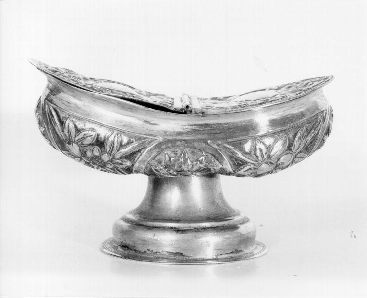 navicella portaincenso - bottega italiana (sec. XVIII)