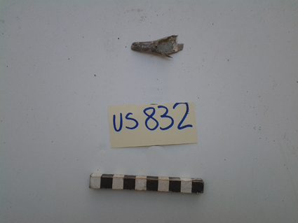 materiale proveniente da Unità Stratigrafica (ceramica, vetro) (limiti cronologici non precisabili)