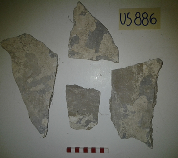 materiale proveniente da Unità Stratigrafica (materiale di rivestimento) (limiti cronologici non precisabili)