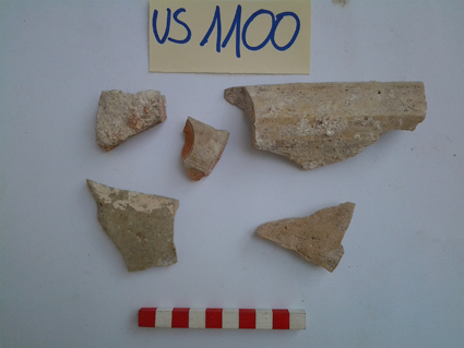 materiale proveniente da Unità Stratigrafica (materiale di rivestimento) (limiti cronologici non precisabili)