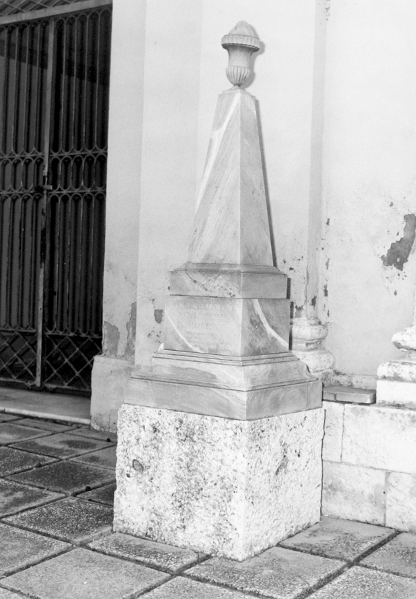 Pia Cheirasco Vivanet (monumento funebre) - ambito cagliaritano (sec. XIX)