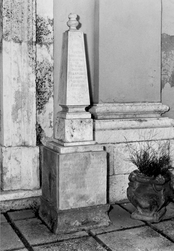 Eugenio Vacca Rattu (monumento funebre) - ambito cagliaritano (sec. XIX)