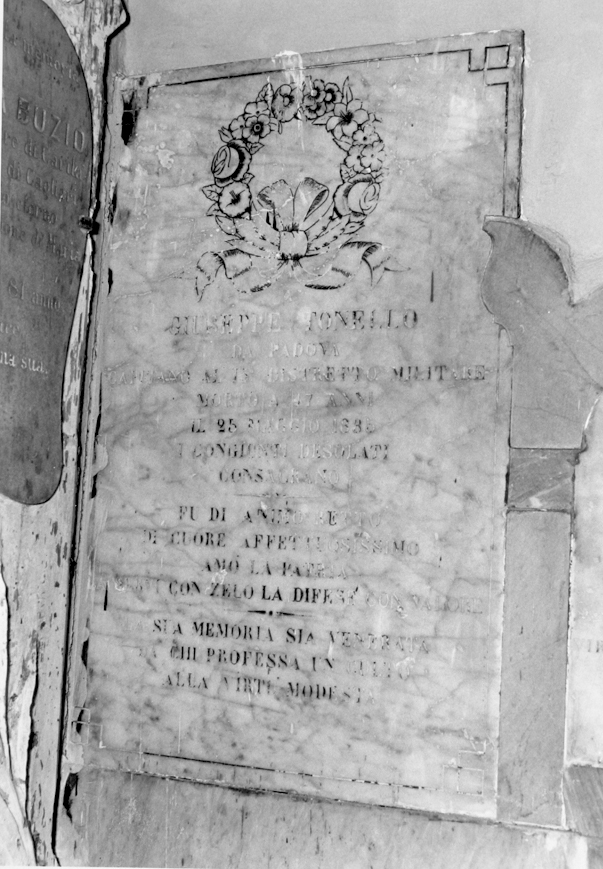 Giuseppe Tonello (monumento funebre) - ambito cagliaritano (sec. XIX)