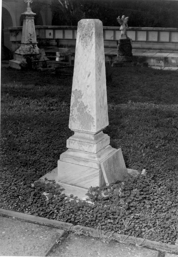 Adele Bergonzi (monumento funebre) - ambito cagliaritano (sec. XIX)