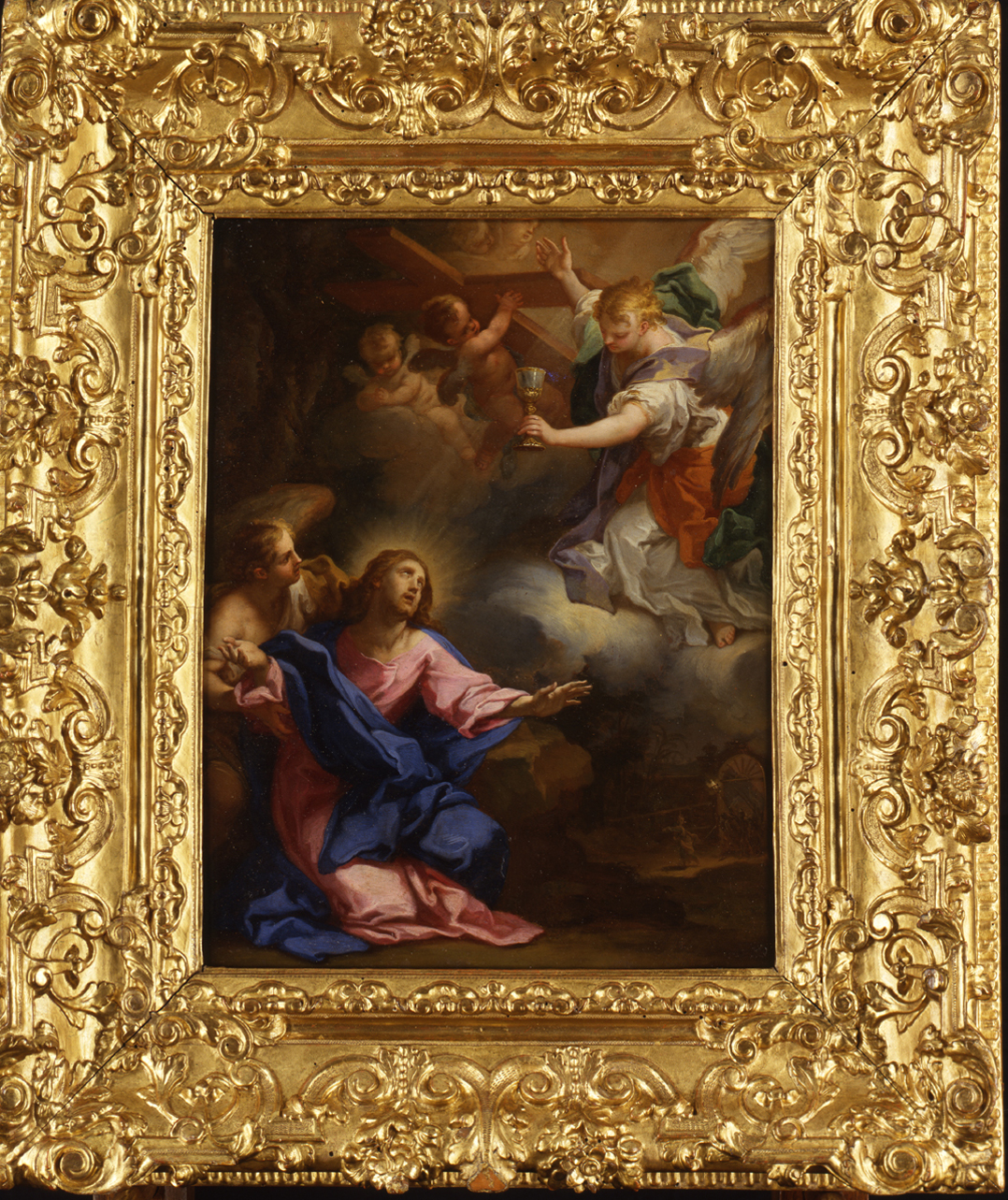 orazione di Cristo nell'orto di Getsemani (dipinto, opera isolata) di Conca Sebastiano (attribuito) (metà sec. XVIII)