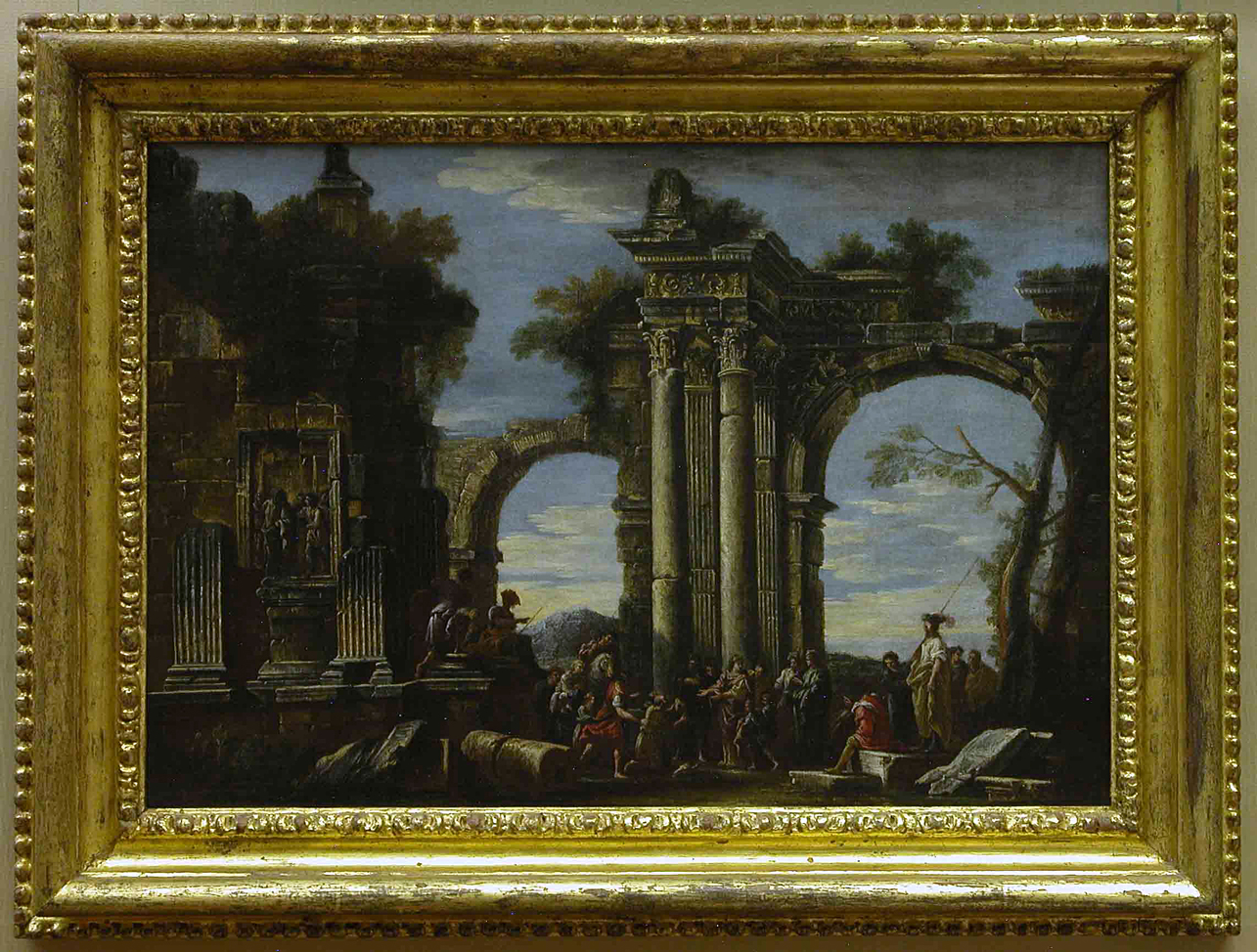 Didone fonda Cartagine (dipinto, opera isolata) di Ghisolfi Giovanni (e aiuti) (metà sec. XVII)