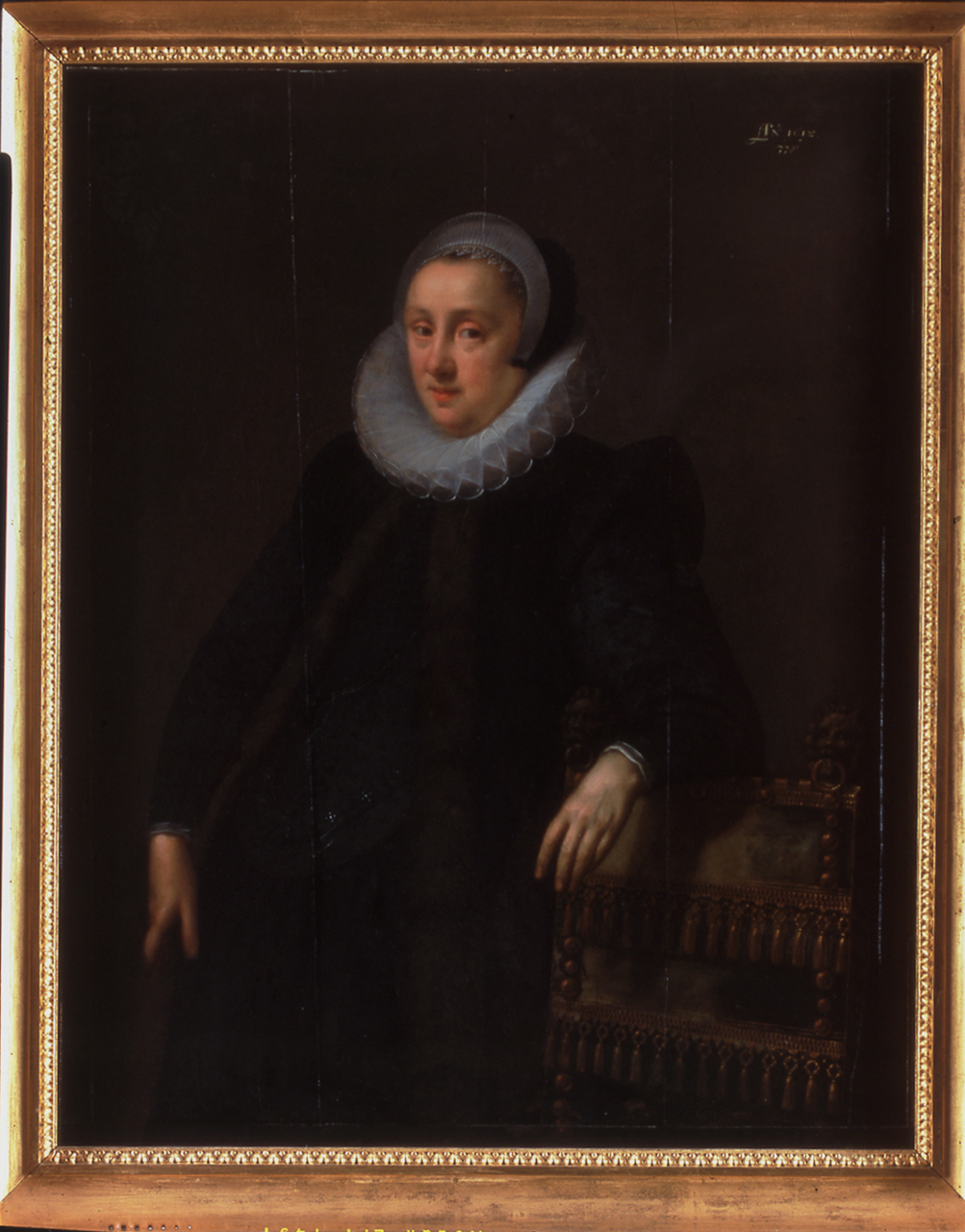ritratto di donna (dipinto, opera isolata) di Geldorp Gortzius - ambito fiammingo (primo quarto sec. XVII)