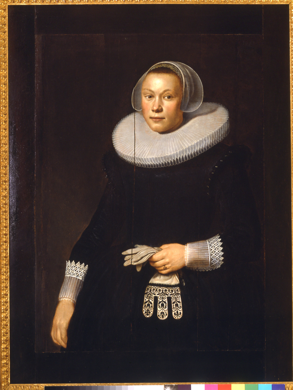 ritratto di giovane donna (dipinto, opera isolata) di van Schooten Joris - ambito olandese (secondo quarto sec. XVII)