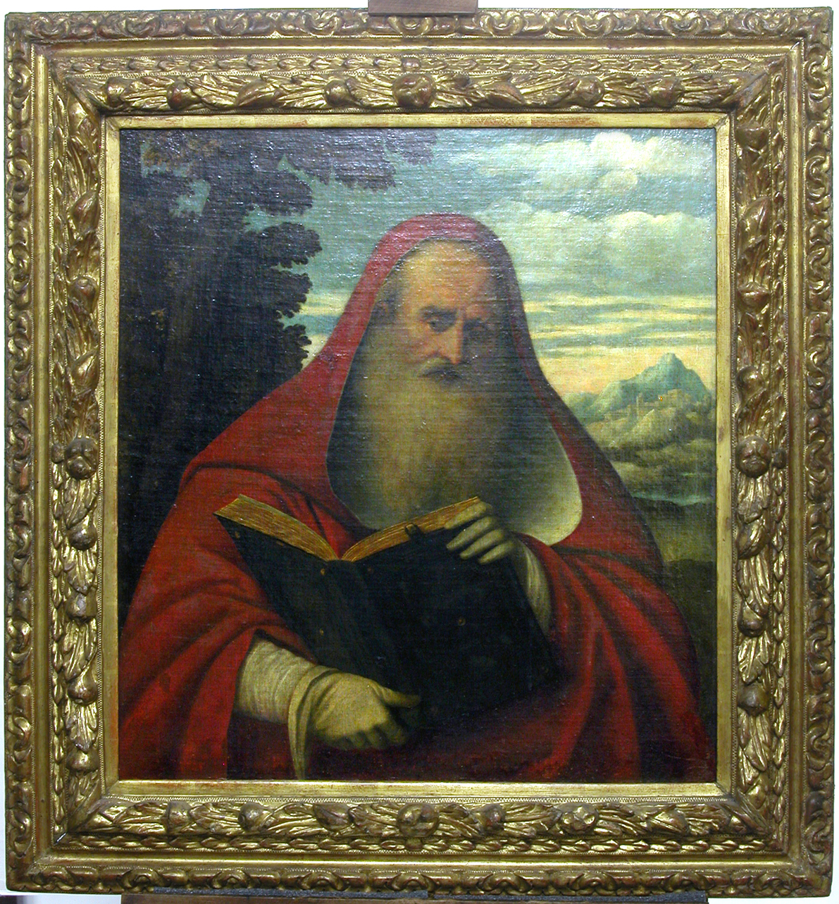 San Girolamo come Cardinale (dipinto) di Jacopo Negretti detto Palma il Vecchio (bottega) (secondo quarto sec. XVI)