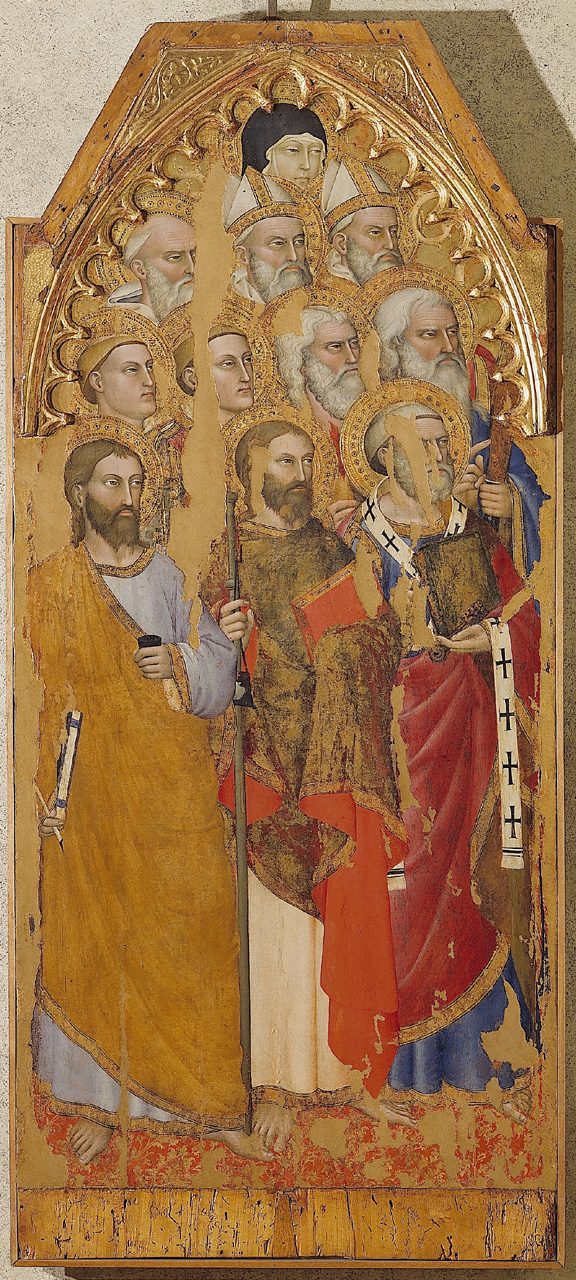 Undici santi, Santi (dipinto, opera isolata) di Giovanni da Milano (terzo quarto sec. XIV)