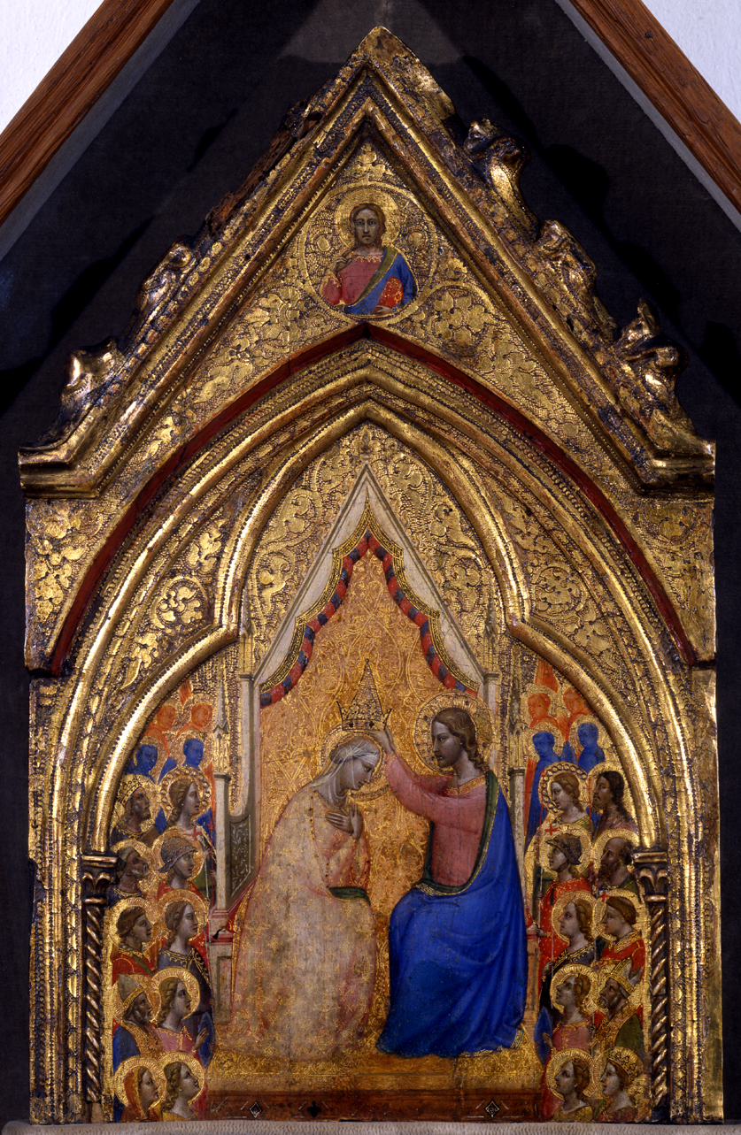 incoronazione di Maria Vergine (dipinto, opera isolata) di Daddi Bernardo (secondo quarto sec. XIV)