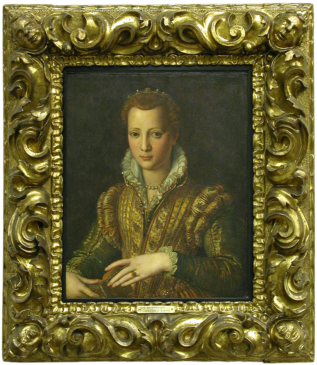 Ritratto di Maria di Cosimo I de' Medici (?), ritratto di donna (dipinto, opera isolata) di Allori, Alessandro (metà sec. XVI)