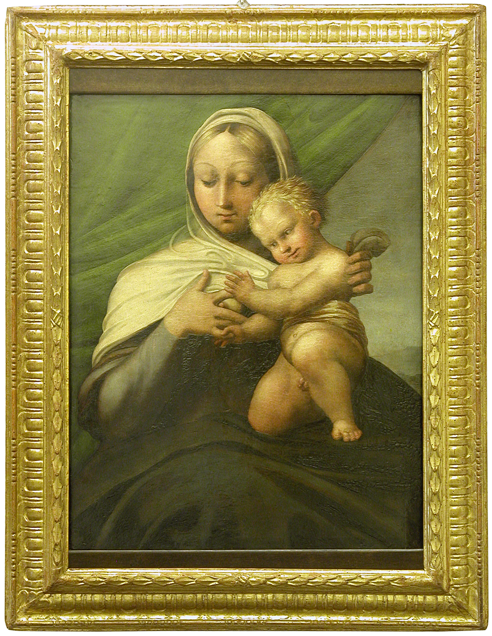 Madonna con Bambino (dipinto, opera isolata) di Machuca Pedro (primo quarto sec. XVI)