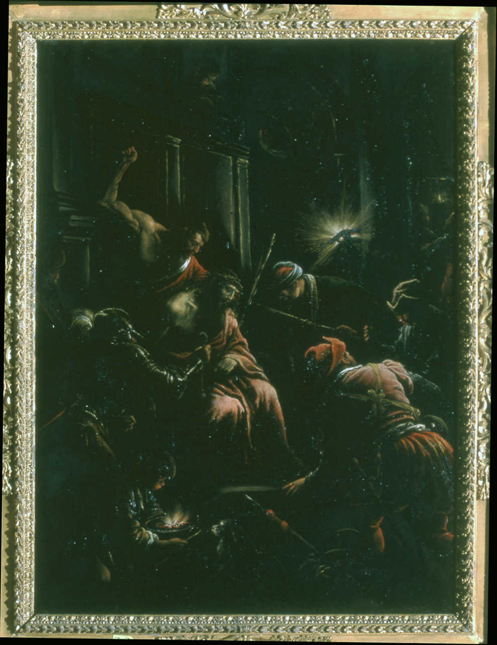 Cristo coronato di spine (dipinto, opera isolata) di Da Ponte Jacopo detto Jacopo Bassano (bottega) (ultimo quarto sec. XVI)