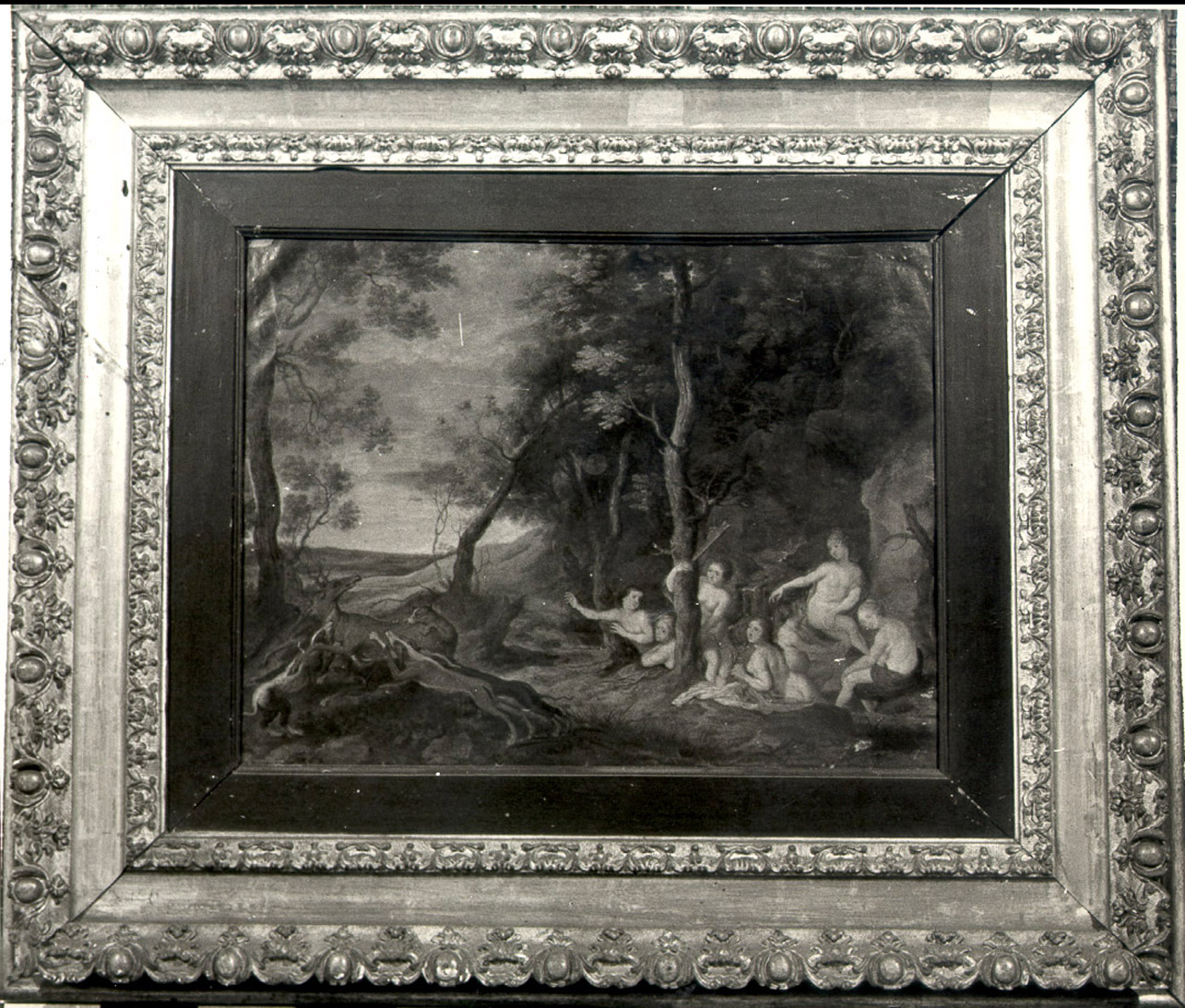 punizione di Atteone (dipinto, opera isolata) - ambito fiammingo (prima metà sec. XVII)