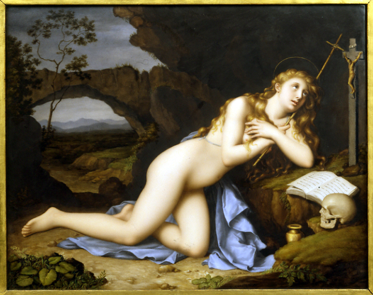 Santa Maria Maddalena penitente (dipinto, opera isolata) di Constantin Abraham (secondo quarto sec. XIX)