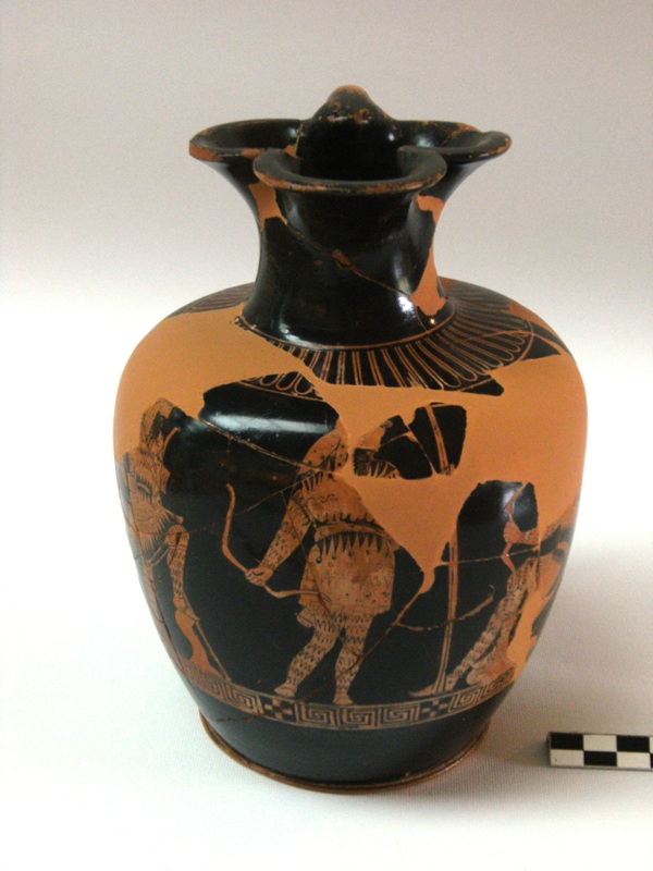 arcieri frigi (oinochoe) di Pittore di Shuvalov (cerchia) (meta'/ fine sec. V a.C)