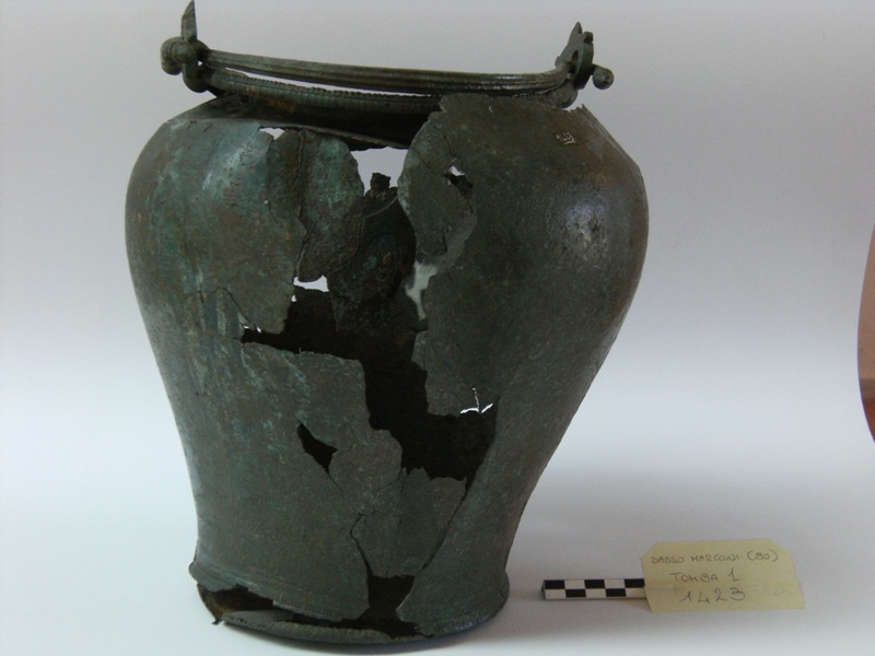 situla, situla stamnoide (meta'/ fine sec. V a.C)