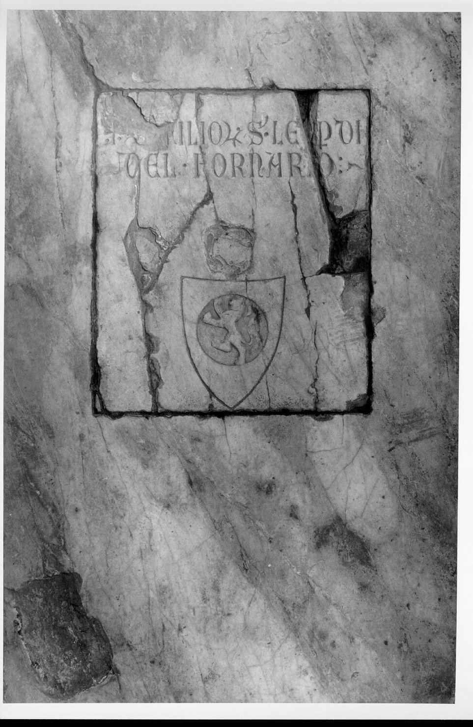 figli di Leopardo del Fornaio (lastra tombale) - bottega pisana (sec. XIV)