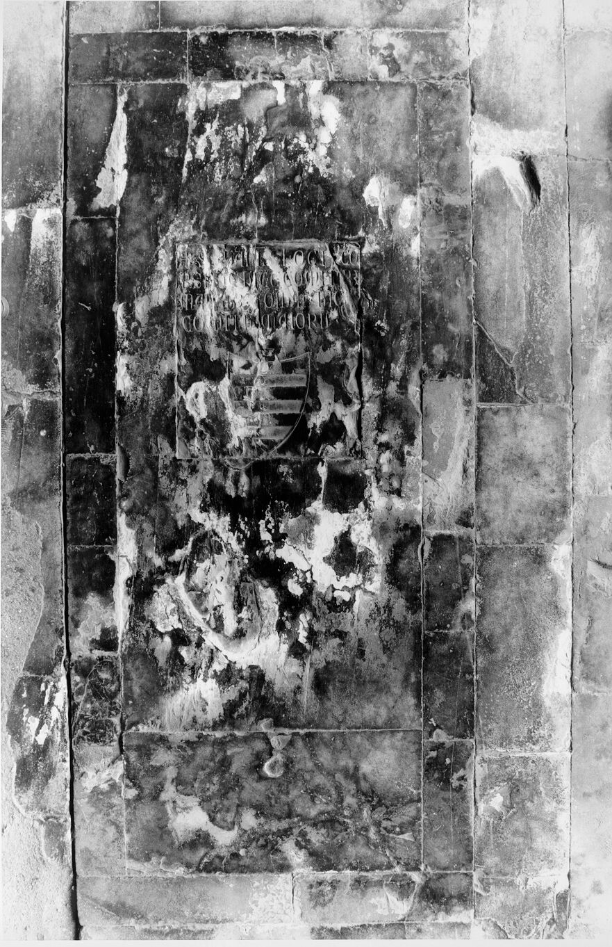 Vanni di Lotto Corsi dei Visconti (lastra tombale) - bottega pisana (sec. XIV)