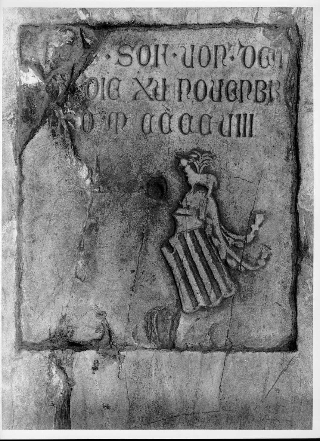 lastra tombale - bottega pisana (sec. XV)